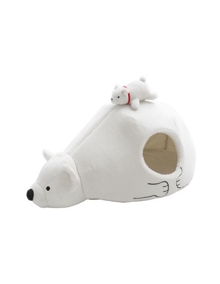 Igloo White Bear Misure 70x43 x40 cm . Cucce Per Gatti