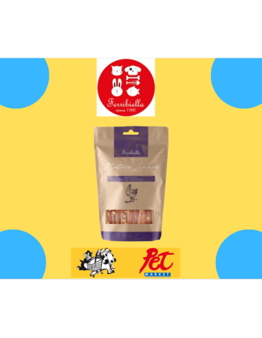 Bastoncini Ricoperti di Pollo gr 80. Snack Per Cani