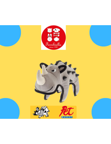 Rinoceronte Con Punte In Gomma . Giochi Per Cani