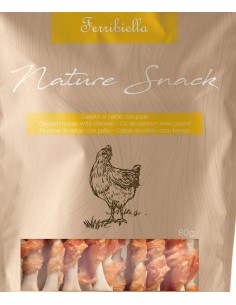 Osso Calcio Con Pollo gr 80. Snack Per Cani 2