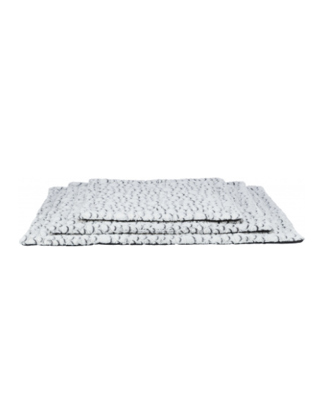 Materassino Mila 60 x 50cm . Bianco e Grigio. Cucce /Gabbie
