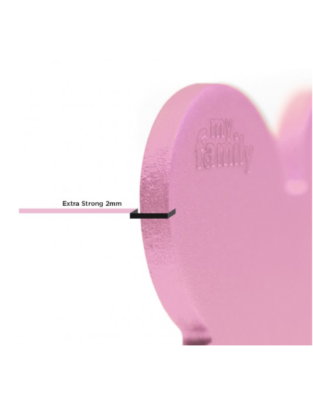 Medaglietta Basic Osso Grande Alluminio Rosa . Medaglietta Per Cani