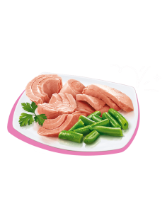 Petreet Natura Tonno Rosa Fagiolini gr 70. a06. Mangime Umido Per Gatti 2