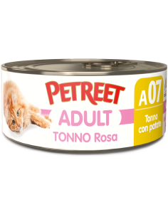 Petreet Natura Tonno Rosa e Patate gr 70. Mangime per Gatti
