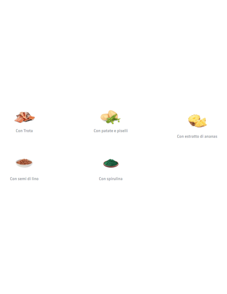 Natural Trainer Sensitive No Grain Trota e Patate kg 3. Crocchette Per Cani