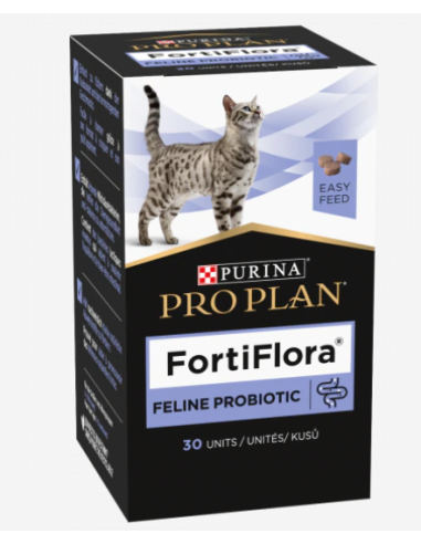 Purina Fortiflora Feline Prebiotic Compresse 30 unità. Integratori Per Gatti