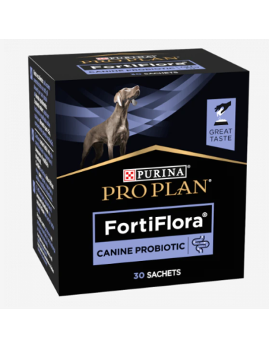Purina Fortiflora Prebiotic Cane Compresse 30 units. Integratori Per Cani
