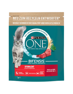Purina One Cat Bifenisis  Sterilicat  Manzo & Frumento Gr.800. Cibo Secco Per Gatti 2