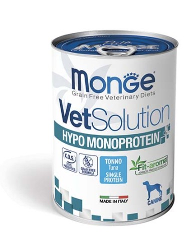 Monge Veterinary dog Hypo Monoproteico Tonno Gr 400. Diete Per cani