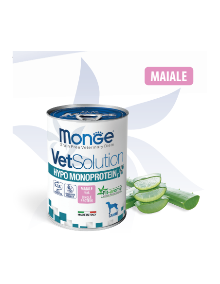 Monge Veterinary  Hypo Monoprotein Maiale GR.400. Diete Per Cani