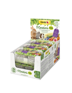 Gimbi I Cestini Mix 2 X 75 gr . Snack Per Roditori