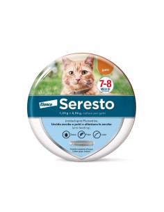 Seresto Collare Antiparassitario per Gatti.  Il collare Seresto per gatti uccide le pulci ed inoltre uccide e repelle le zecche