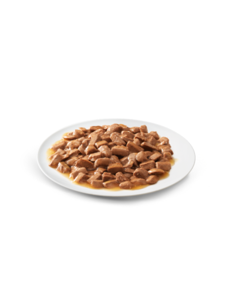 Whiskas Pranzetti con Pollo e Tacchino in Salsa 1+ gr.50 x6. Cibo Umido Per Gatti