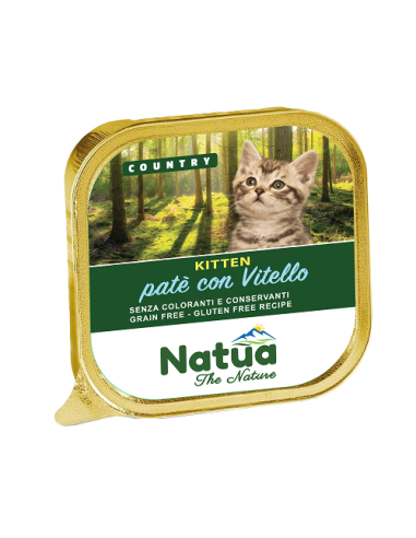 Natua Cat Country Kitten Vitello gr.100. Kitten