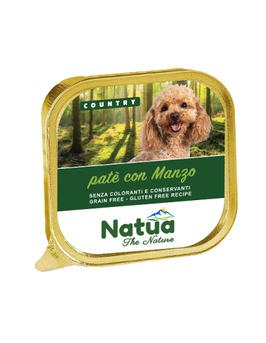 offerta Natua Country Dog Manzo gr.100.Mangime Umido Per Cani