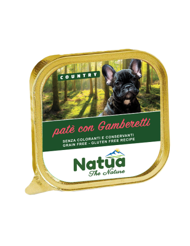 offerta Natua Country Dog Gamberetti gr.100. Mangime Umido Per Cani