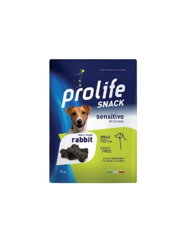 Prolife Snack Sensitive Coniglio Grain free gr.90. Snack Per Cani