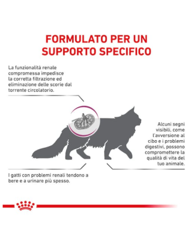 Renal Cat kg 4. Diete Cibo Secco  Per gatti