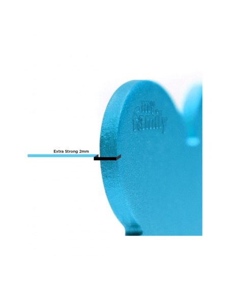 Medaglietta Osso Xl Alluminio Azzurro. Accessori Per Cani