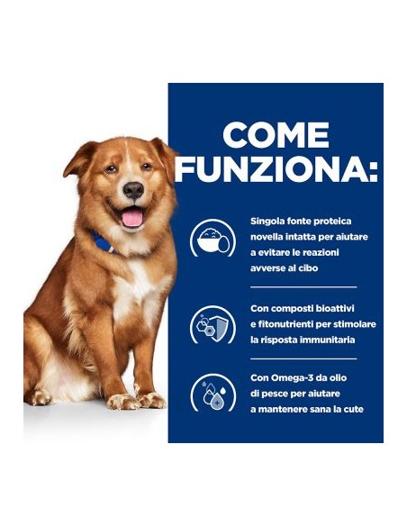 Hill's Canine Derm Complete  Skin care & Food Sensivities KG.10. Dietetico Per Cani