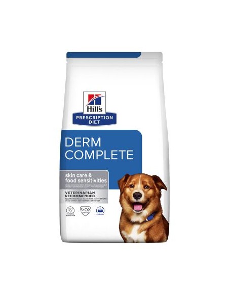 Hill's Canine Derm Complete  Skin care & Food Sensivities KG.10. Dietetico Per Cani