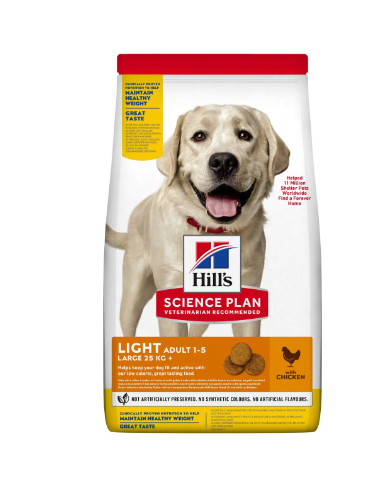 Hill's Canine Adult Light Large Breed Kg 12 Alimento Per Cani