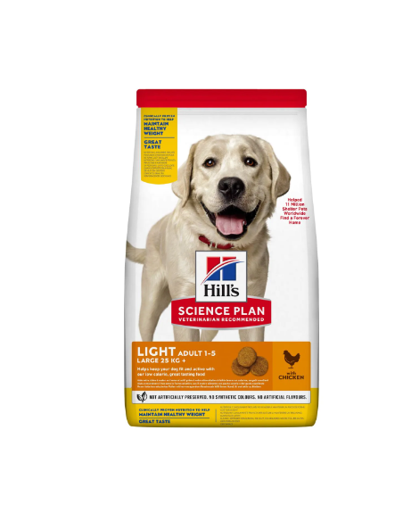 Hill's Canine Adult Light Large Breed Kg 12 Alimento Per Cani