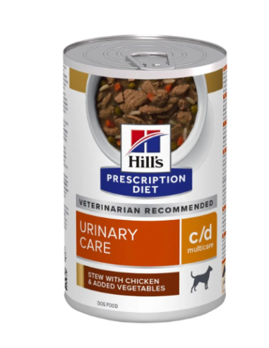Hill's Canine c/d Pollo e Verdure gr 354. Diete. Cibo Umido Per Cani
