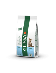 Libra cat Kitten Kg 1,5 Pollo. Cibo Secco per Gattini