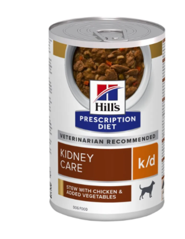 Hill's canine K/d Pollo e verdure Kidney care gr 354. Diete Umido Per Cani .
