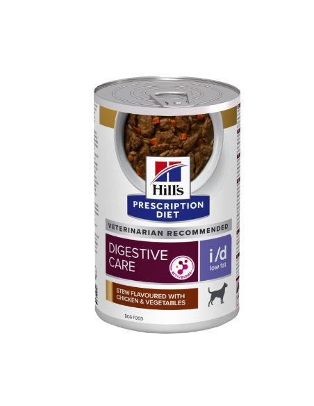 Hill's Canine I/d Low fat Con Pollo e Verdure gr 354. Diete Umido Per Cani