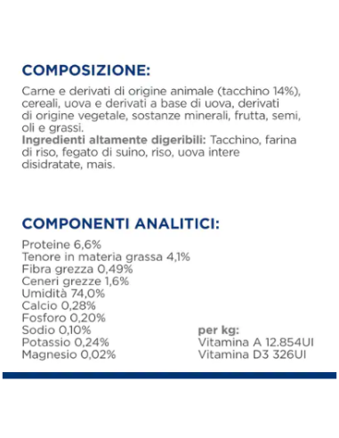 Hill's Canine i/D gr 360 Tacchino. Diete Umido Per Cani