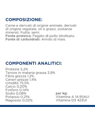 Hill's Canine Z/D Gr 370. Diete Umido Per Cani