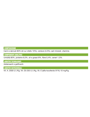 Special Dog Patè Vitello e Verdure Gr.400 Cibo per Cani