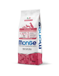 Puppy/Junior Monoproteico Manzo e Riso Kg.12 All Breeds. Puppy