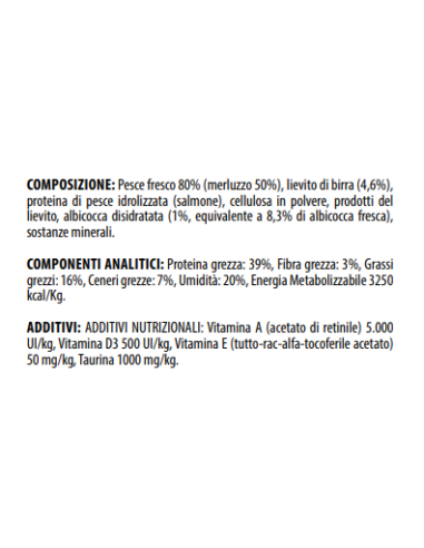 Monge Gift Cat Meat Minis Skin Support Merluzzo con Albicocca gr.50. Snack Per Gatti