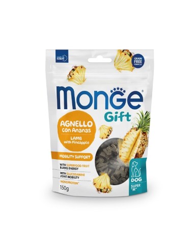 Monge Gift Dog Super M Mobility Support Agnello con Ananas gr.150. Snack Per Cani