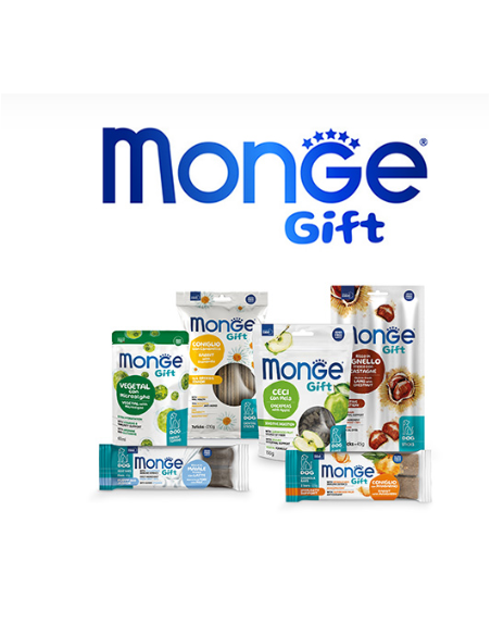 Monge Gift Dog Sticks Sensitive Digestion Agnello con Castagne gr.45. Snack Per Cani