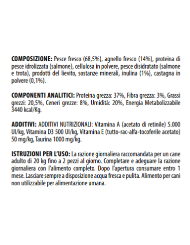 Monge Gift Dog Sticks Sensitive Digestion Agnello con Castagne gr.45. Snack Per Cani