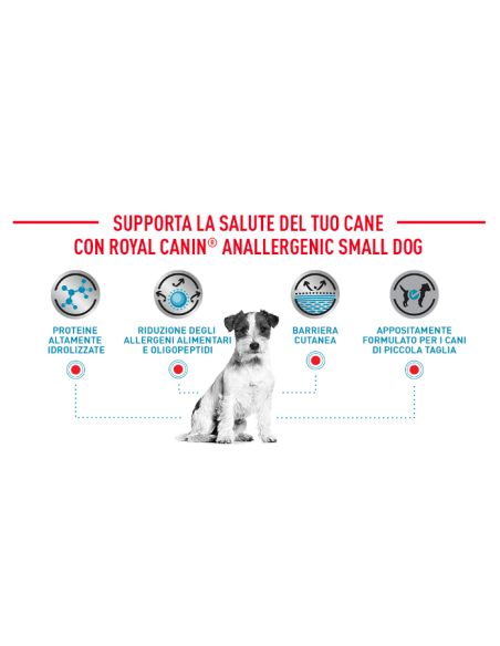 Anallergic  Small Dog KG.1,5. Diete Secco Per Cani