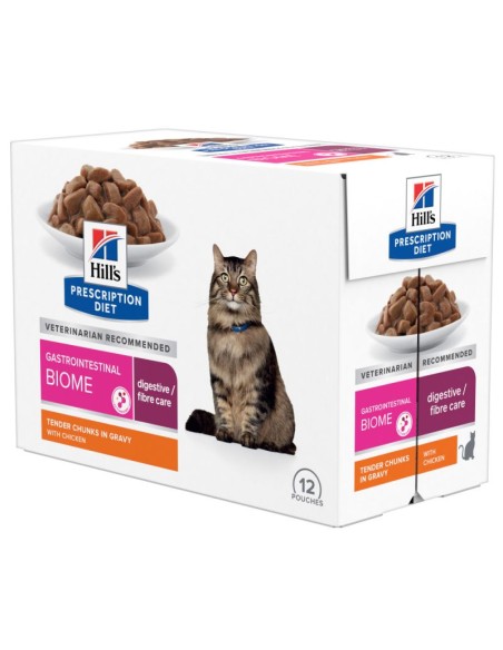 HILL'S Feline Gastrointestinal Biome al Pollo gr.85. Diete Umido Per gatti