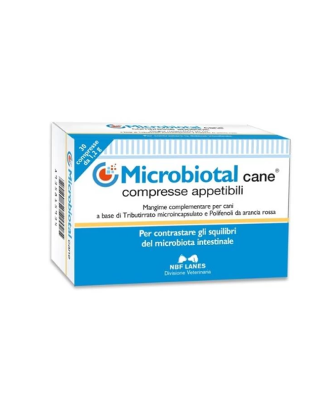 Nbf Lanes Microbiotal Cane 30 compresse. Integratori per cani