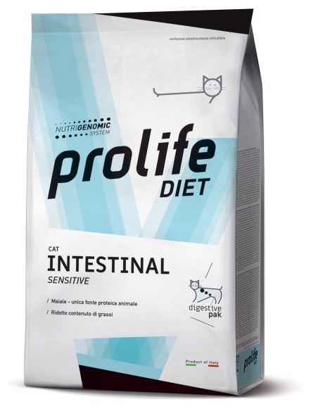 Prolife Cat Veterinary Intestinal Kg 1c5. Diete Cibo Secco Per Gatti