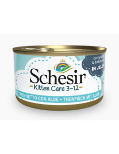 Schesir Kitten Tonnetto con Aloe Gr.85 Cibo per Gatti Cuccioli