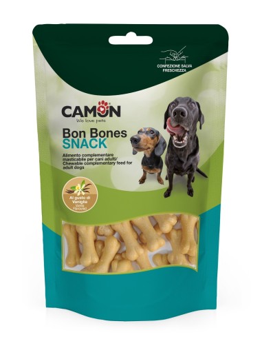 Bon Bones Snack Ossi Vaniglia gr 120. Snack Per cani