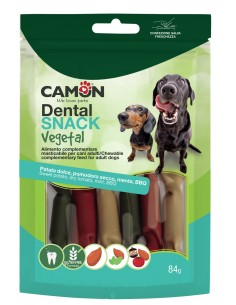 Dental Snack Vegetal Candy Patate/pomodoro /menta /Barbeque gr 80. Snack Per Cani