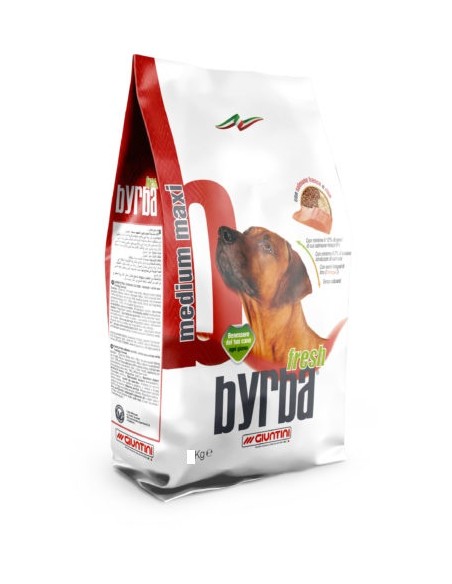 Byrba Fresh Salmone M/G kg.12. Cibo per cani .