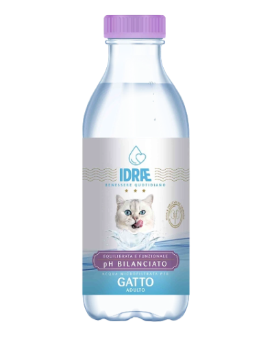 Acqua Microfiltrata Idrae Per gatti. Integratori Per Gatti
