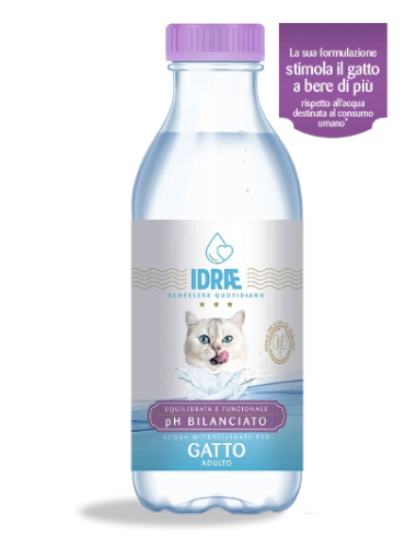 Acqua Microfiltrata Idrae Per gatti. Integratori Per Gatti