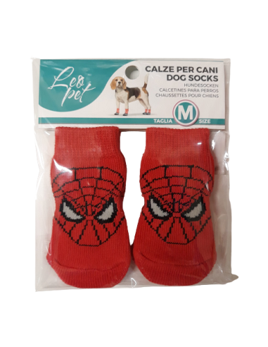 Calze Per Cani Spiderman Misura Media . Abbigliamento Per Cani
